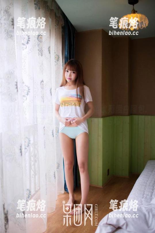 GIRLT果团网 - 无圣光版黄歆苑黑白图包...这才是最真实的色调，哈哈！