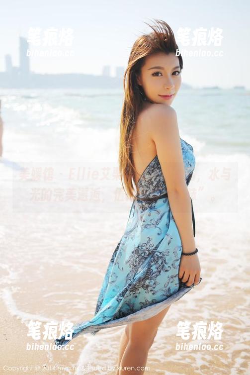 美媛馆 - Ellie艾栗栗的泳装作品，水与光的完美邂逅，值得反复“品味”。